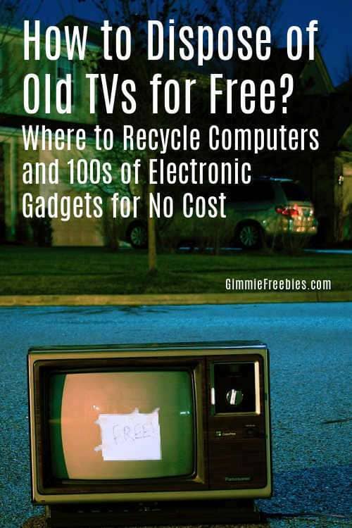 How to Dispose of Old TV for Free? Recycle Computers Tech Gadgets