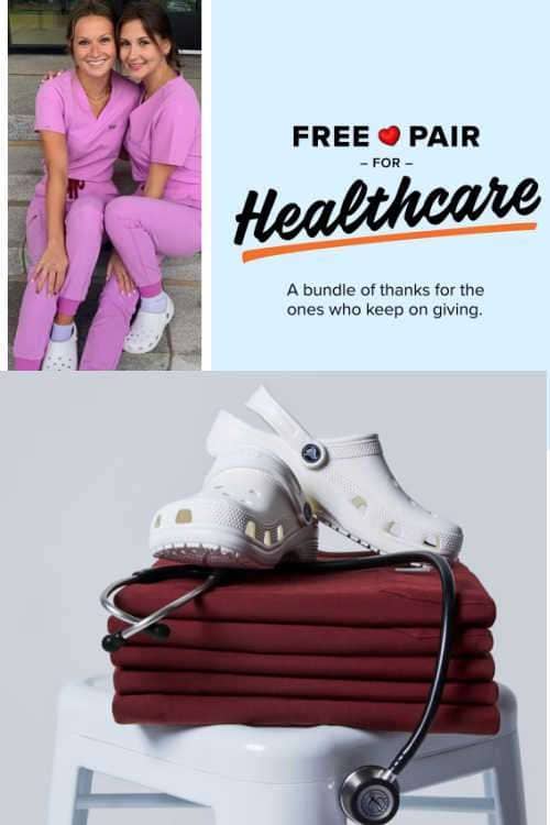 Free Crocs & Scrubs During Nurses Week for Healthcare Workers