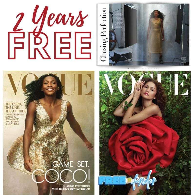 FREE Vogue Magazine Subscription by Mail (2 Years)