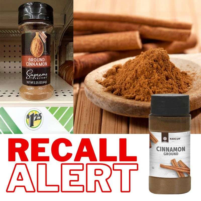 Nationwide Cinnamon Recall Due to Lead